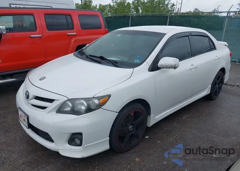 2011 Toyota Corolla S from USA, damaged, VIN 2T1BU4EE4BC702159